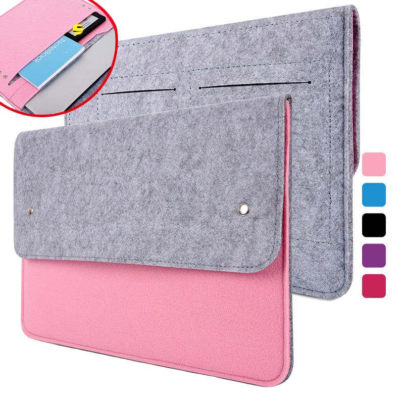 Grey-Pink Laptop Bag
