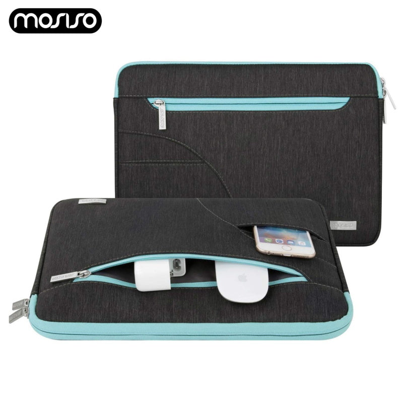 Black-Turquoise Laptop Bag